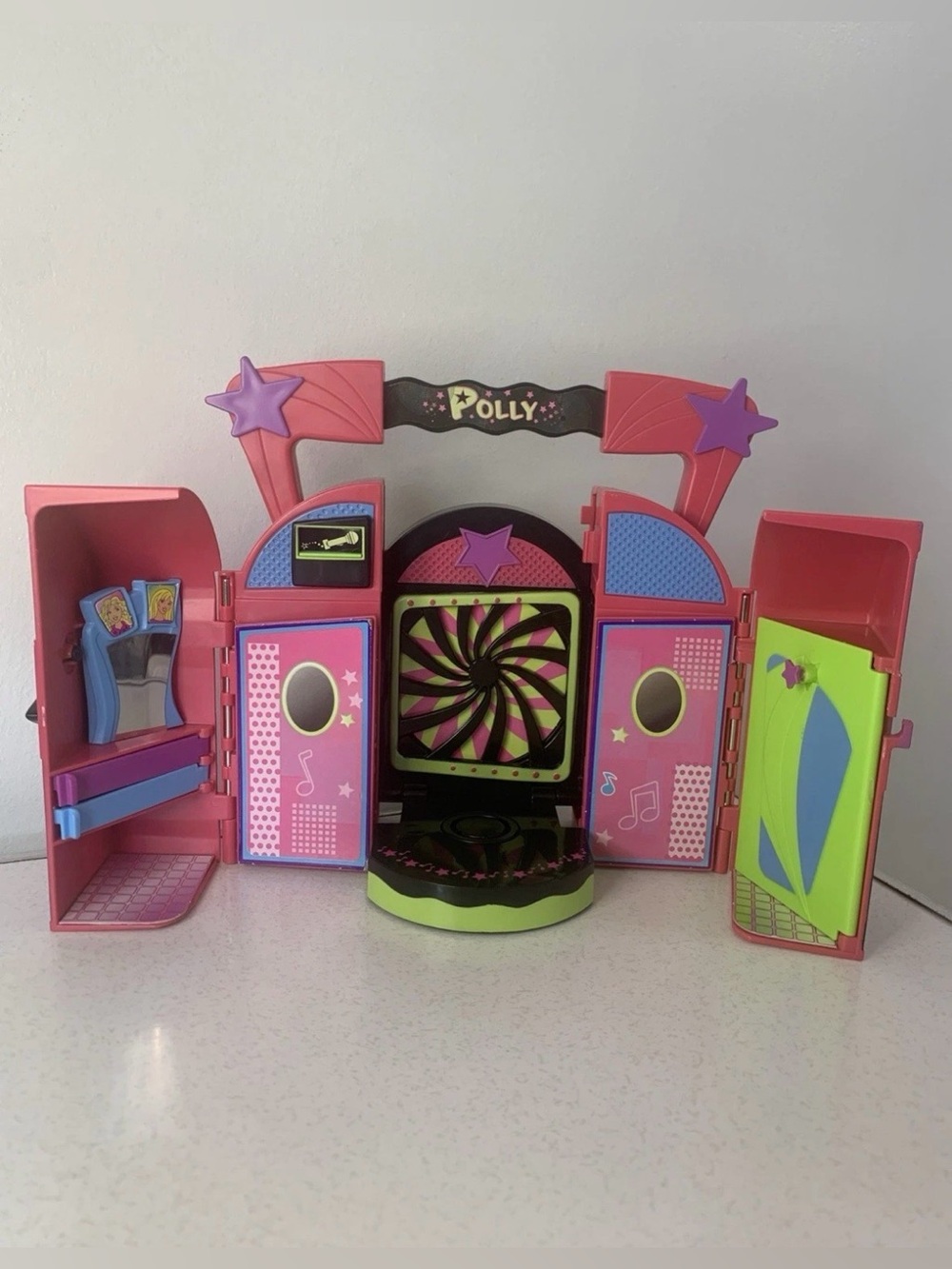 Polly Pocket Music Disco Dressing Room Fashion Stage